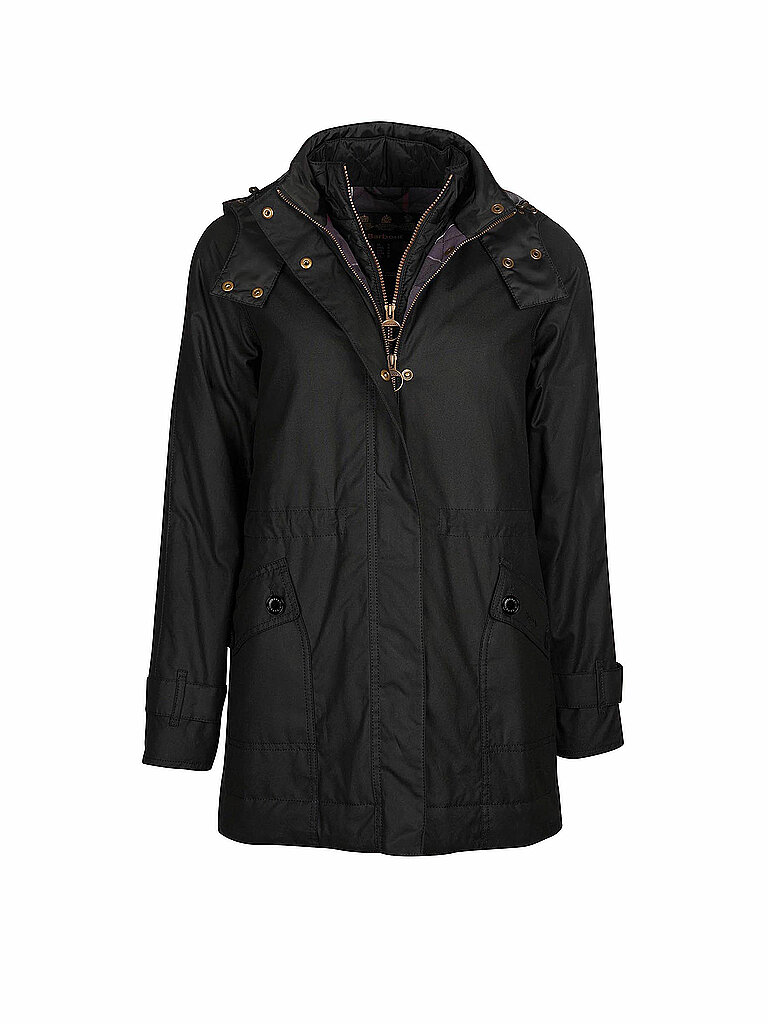 BARBOUR Wachsparka CANNICH schwarz | 36