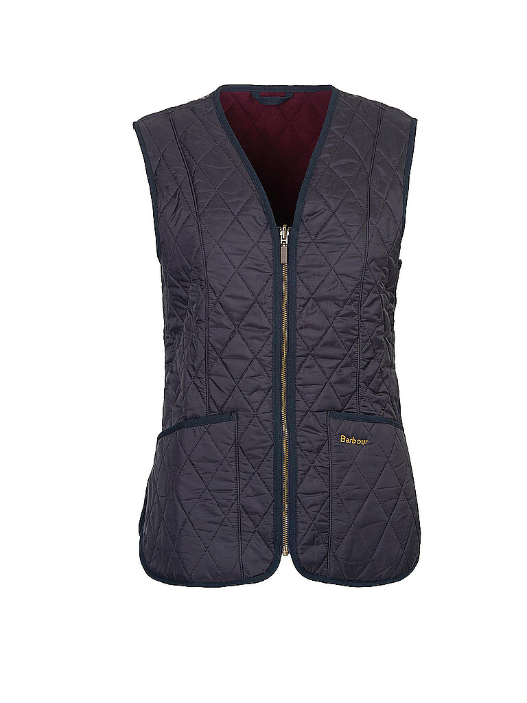 BARBOUR Steppgilet FLEECE BETTY dunkelblau | 34