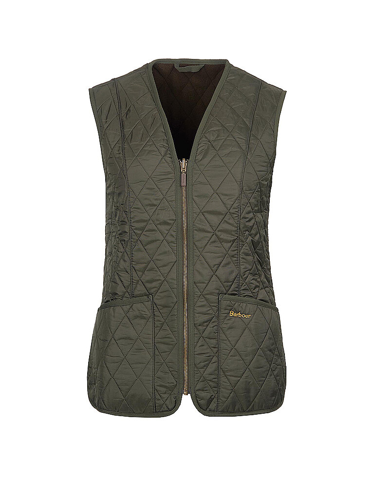 BARBOUR Steppgilet FLEECE BETTY olive | 34