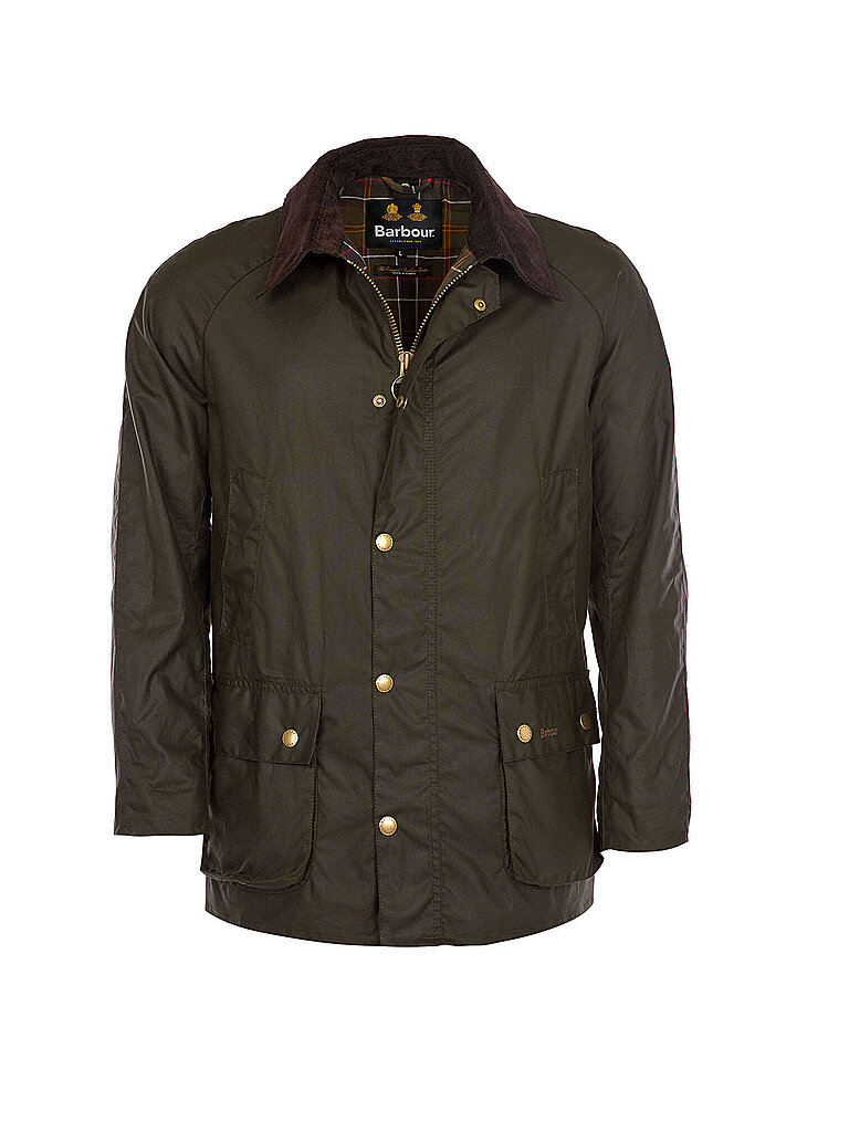 BARBOUR Fieldjacke ASHBY WAX olive | L