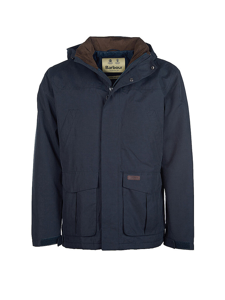 BARBOUR Parka BROCKSTONE dunkelblau | M