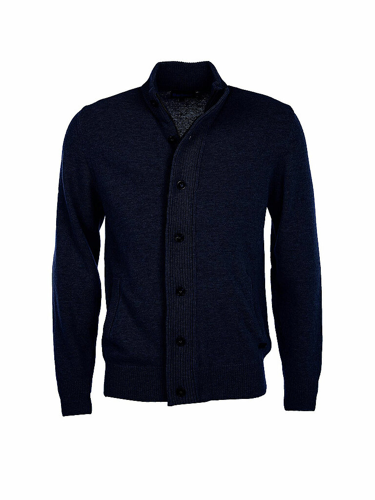 BARBOUR Strickjacke ESSENTIAL dunkelblau | M