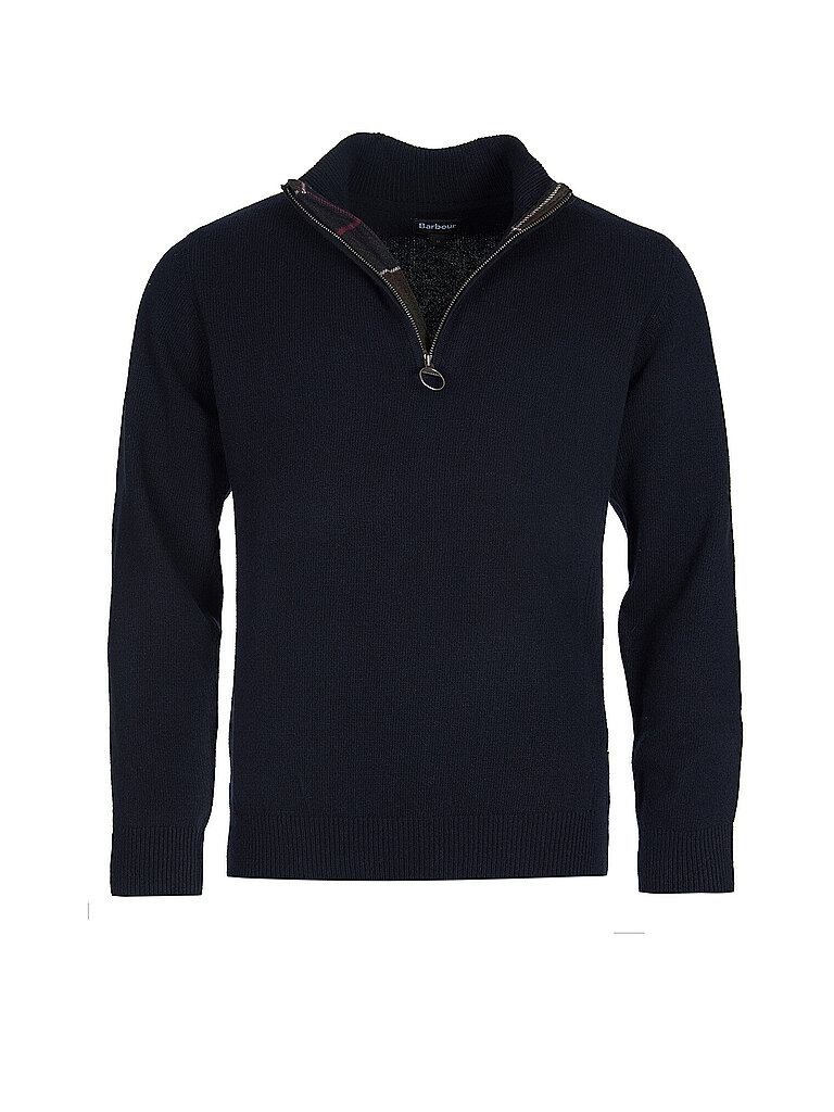 BARBOUR Troyer Pullover HOLDIN dunkelblau | S