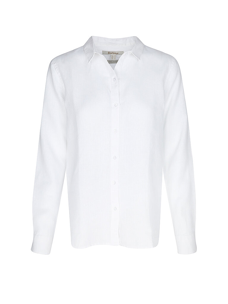 BARBOUR Leinenhemd MARINE weiss | 34