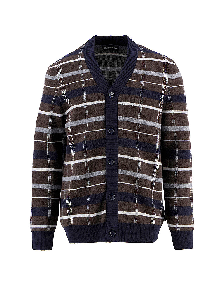 BARBOUR Strickjacke KANE braun | XL