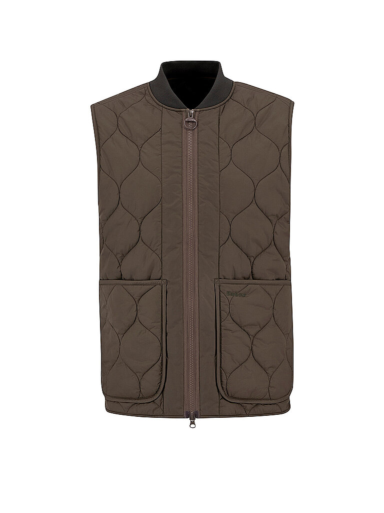 BARBOUR Steppgilet olive | XL