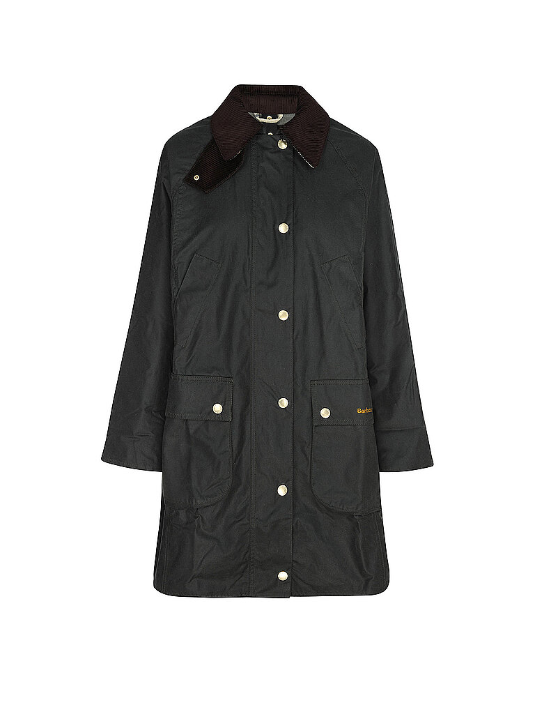 BARBOUR Parka LONG BEADNELL WAX dunkelgrün | 34