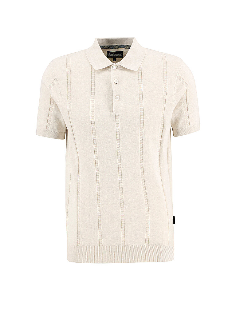 BARBOUR Poloshirt WELLBURN creme | L