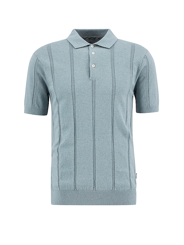 BARBOUR Poloshirt WELLBURN hellblau | L