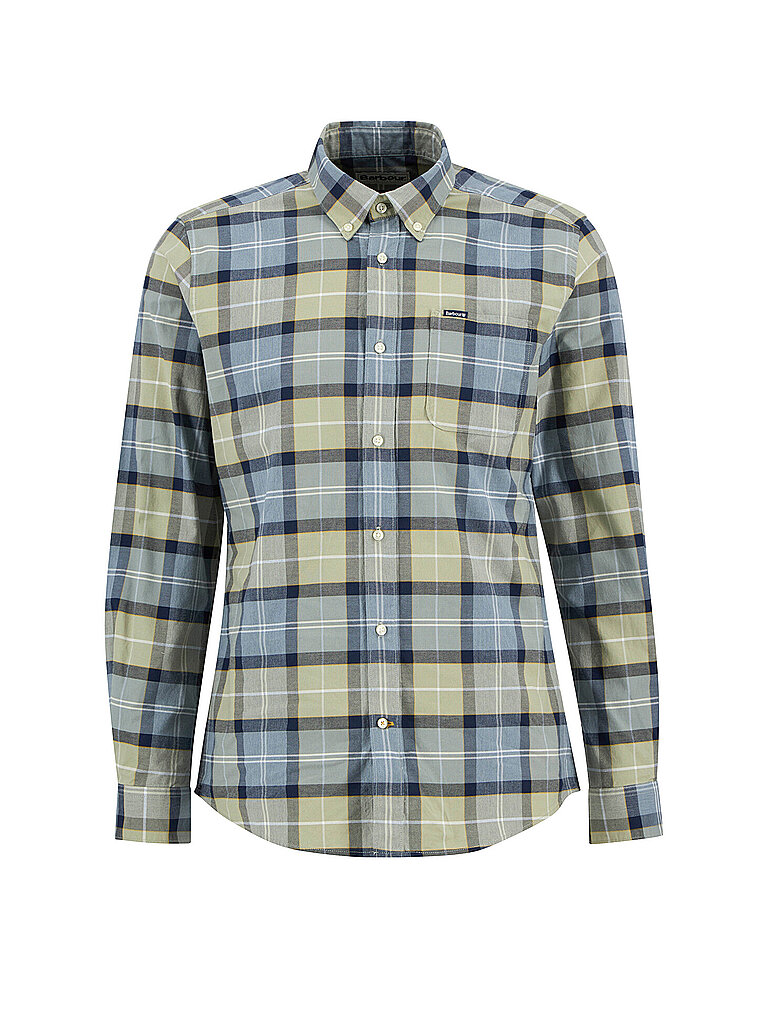 BARBOUR Hemd LEWIS dunkelblau | L