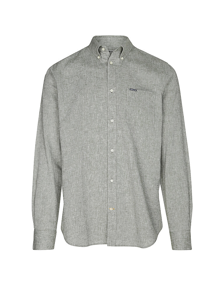 BARBOUR Hemd NELSON olive | L