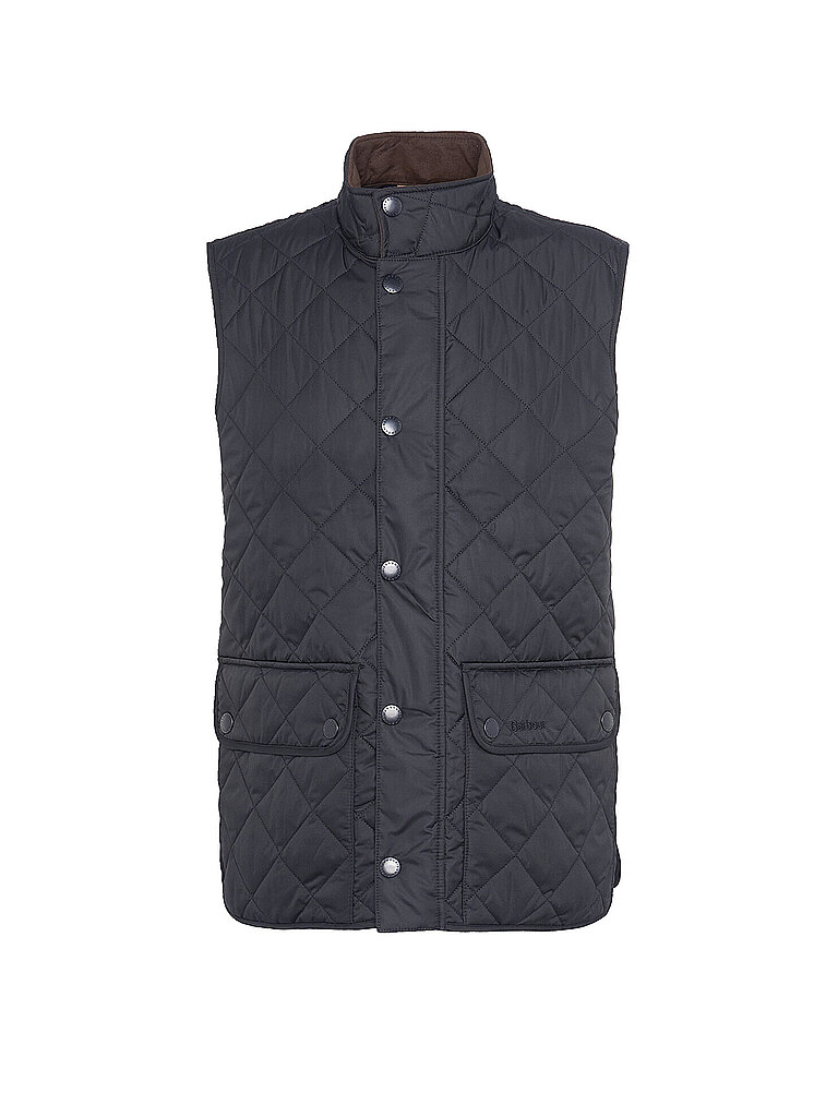 BARBOUR Steppgilet LOWERDALE dunkelblau | L