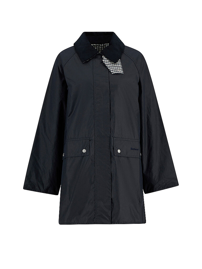 BARBOUR Parka WREN WAX dunkelblau | 34