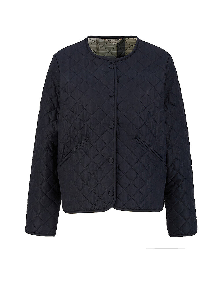 BARBOUR Leichtsteppjacke CASHEL COLLARLESS dunkelblau | 34
