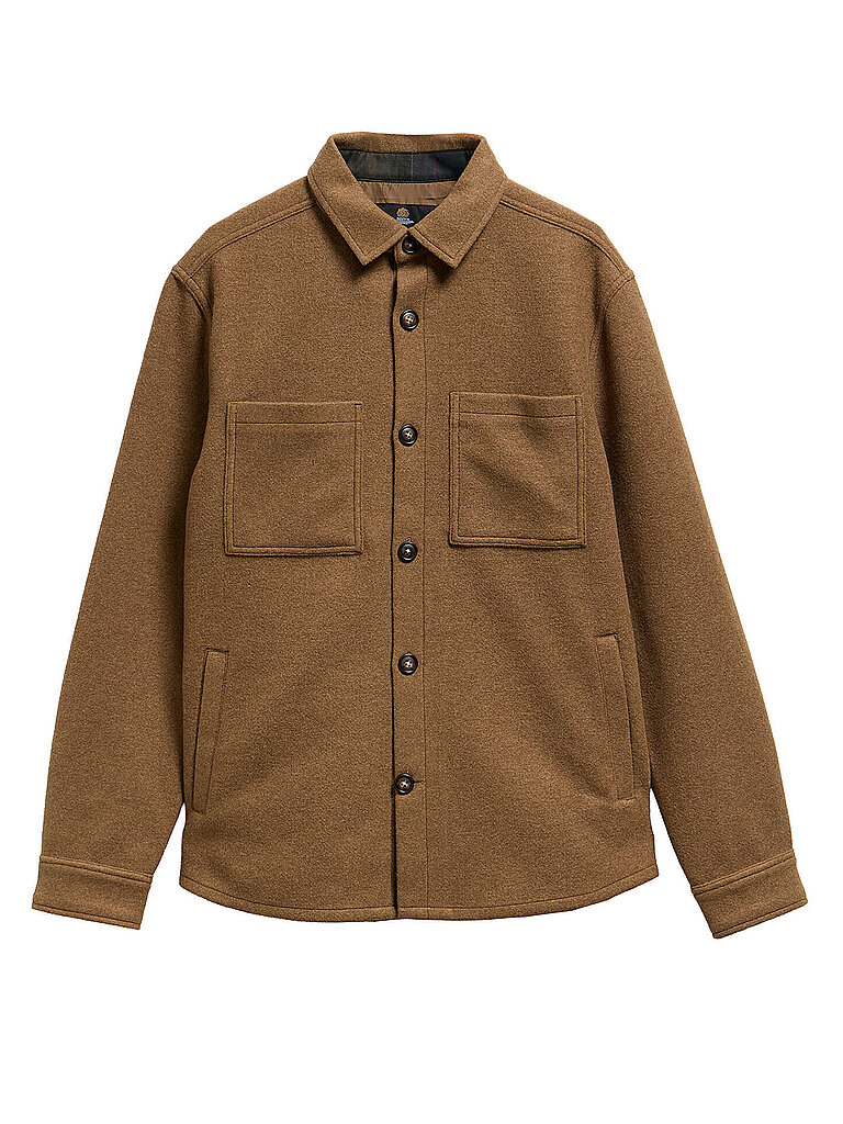 BARBOUR Overshirt MARLTOWN hellbraun | M