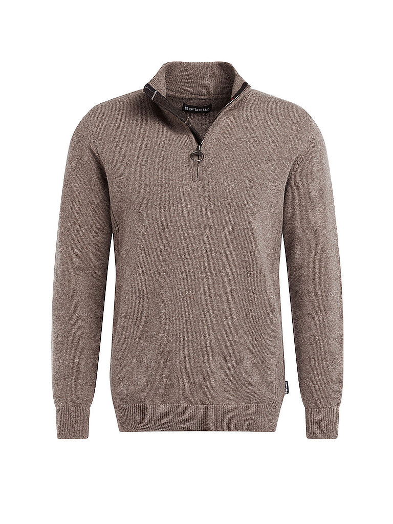 BARBOUR Troyer Pullover HOLDIN beige | S