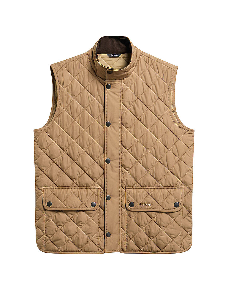 BARBOUR Steppgilet LOWERDALE beige | M