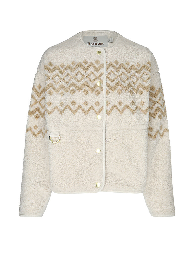 BARBOUR Fleecejacke FERRISDALE creme | 36