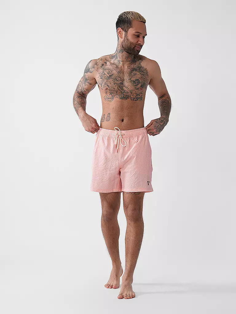 BARBOUR | Badeshorts  | rosa