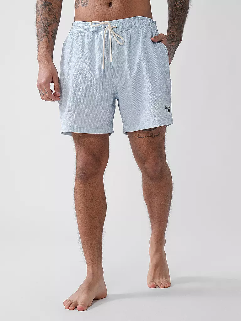 BARBOUR | Badeshorts  | hellblau