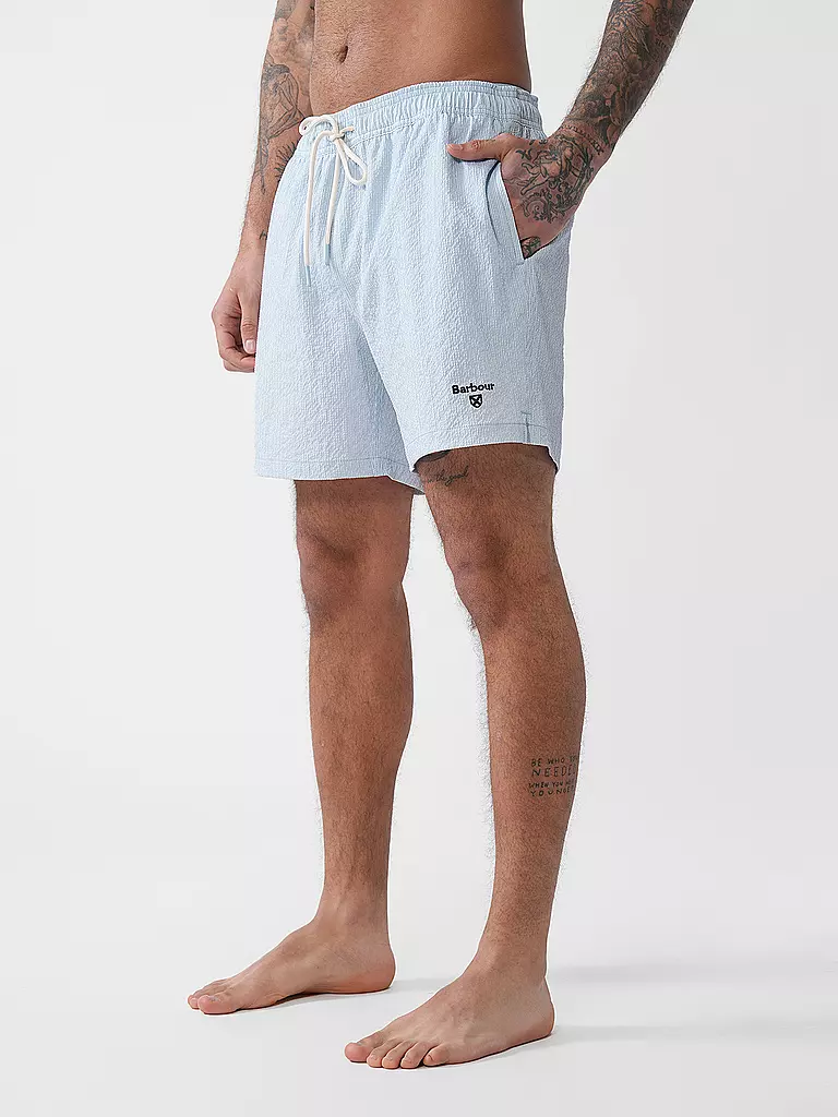 BARBOUR | Badeshorts  | hellblau