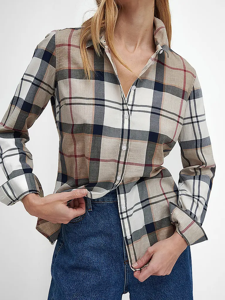 BARBOUR | Bluse BREDON | braun