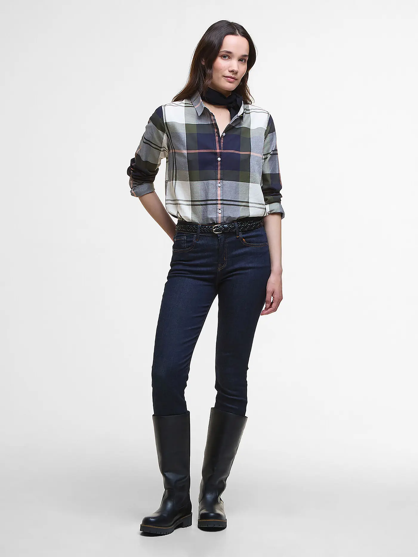 BARBOUR | Bluse MOORLAND  | dunkelblau