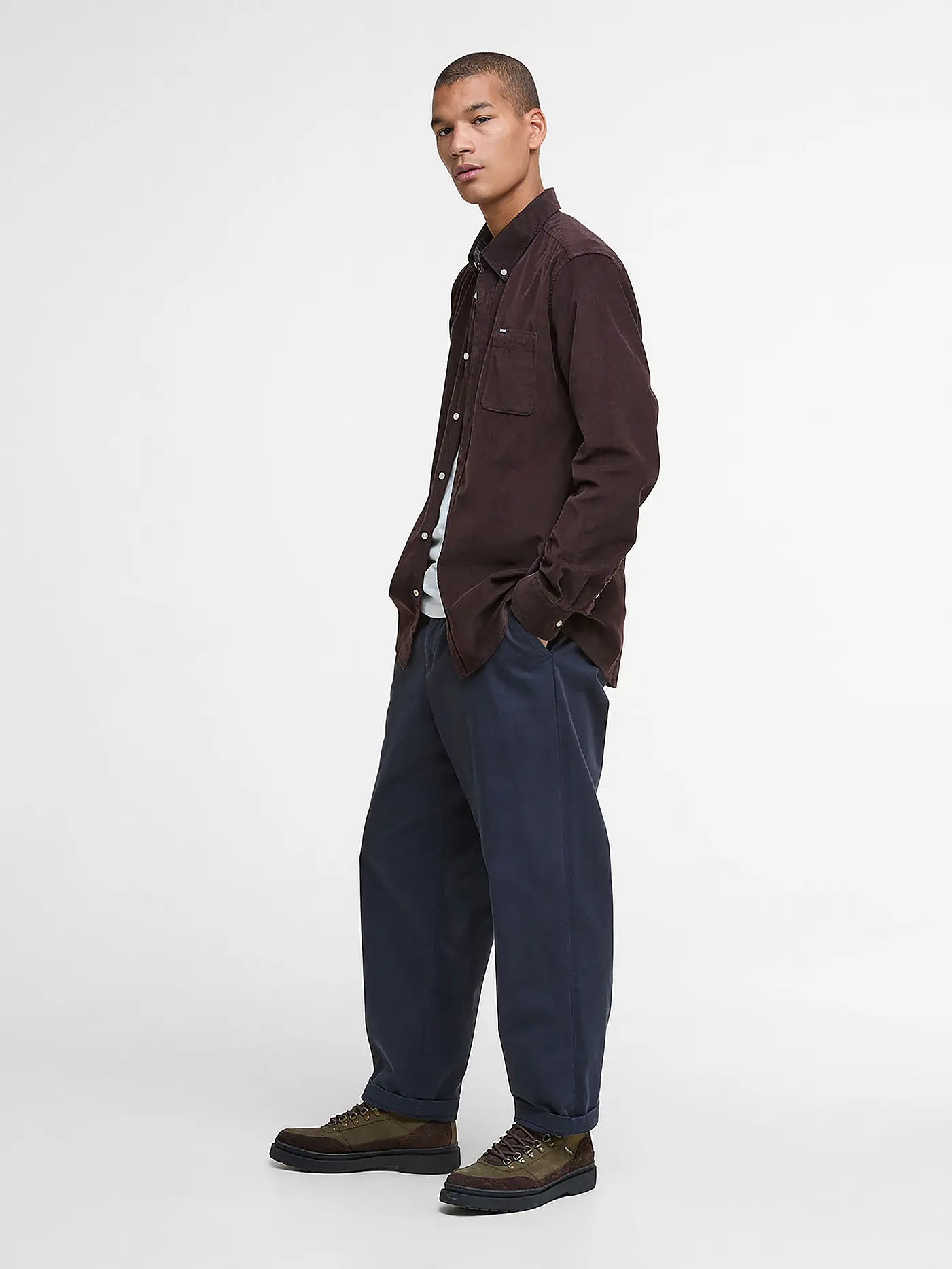 BARBOUR | Cordhemd RAMSEY | braun