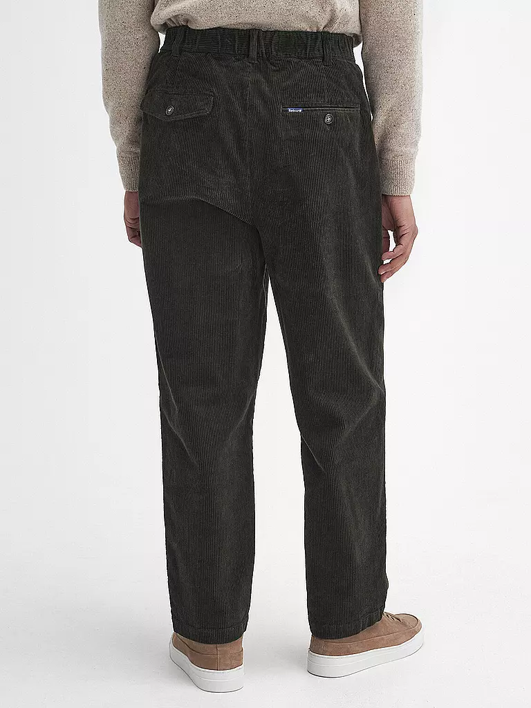 BARBOUR | Cordhose Relaxed Fit | olive
