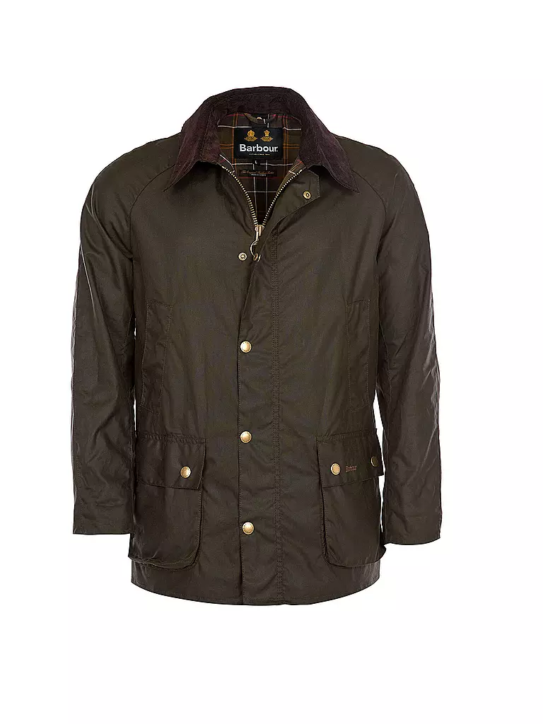 BARBOUR | Fieldjacke ASHBY WAX | olive