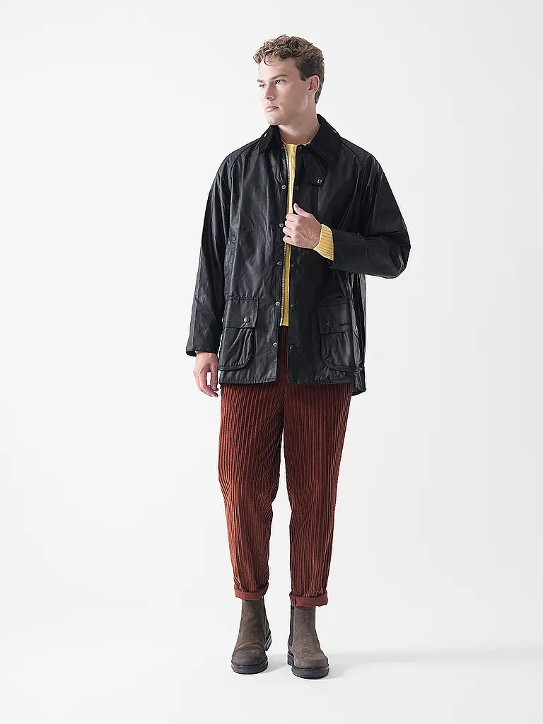 BARBOUR | Fieldjacket BEAUFORT WAX | schwarz
