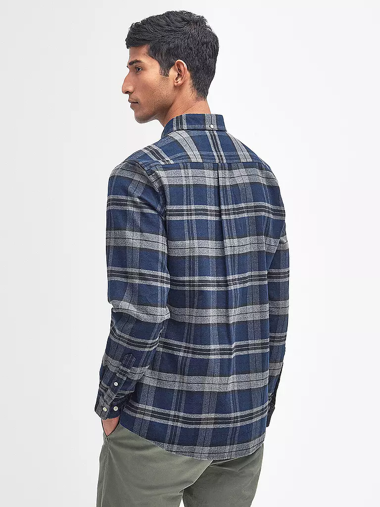 BARBOUR | Flanellhemd Slim Fit | grau