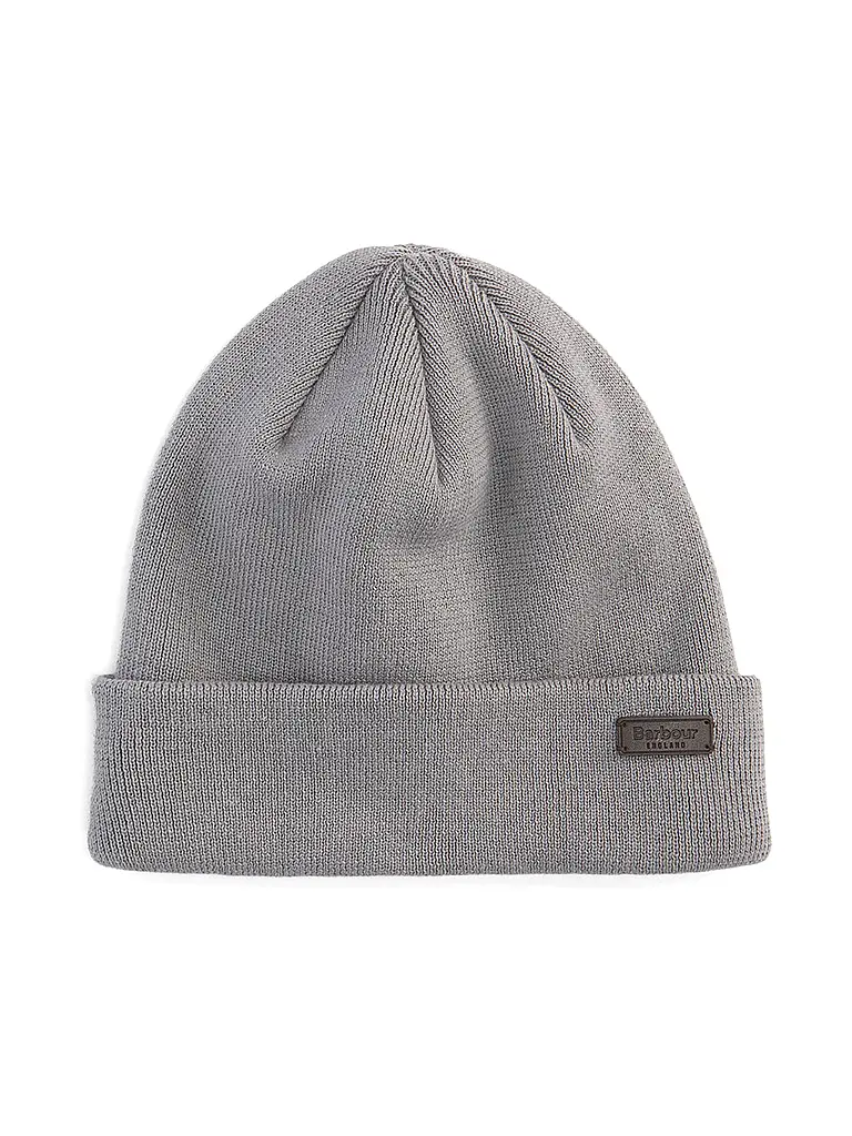 BARBOUR | Geschenkset 2-teilig Schal und Mütze SWINTON CHRISTMAS | Grau