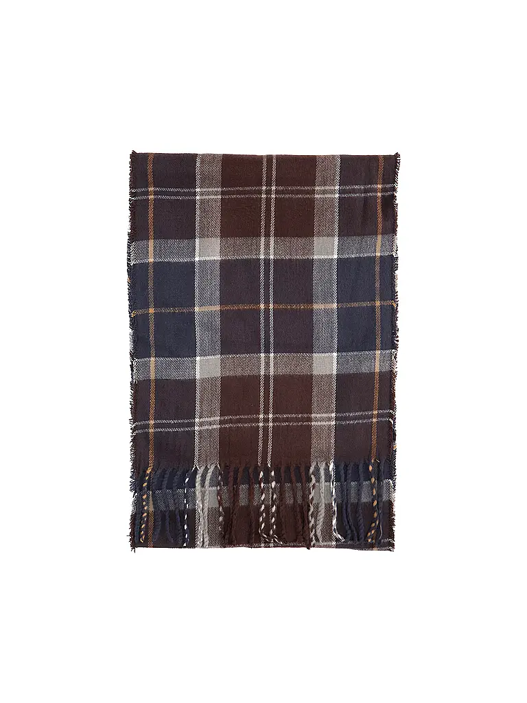 BARBOUR | Geschenkset 2-teilig Schal und Mütze SWINTON CHRISTMAS | Grau