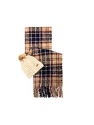 BARBOUR | Geschenkset Beanie und Schal SALTBURN | rosa