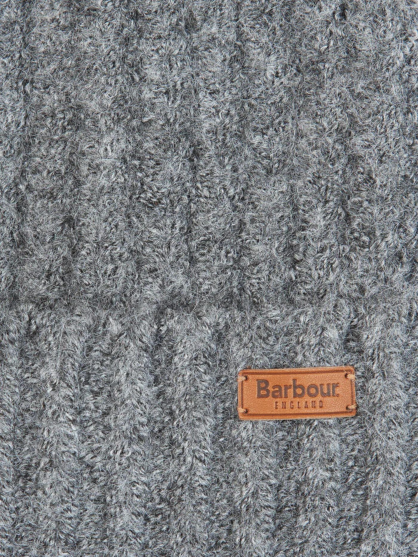 BARBOUR | Geschenkset Beanie und Schal SALTBURN | grau