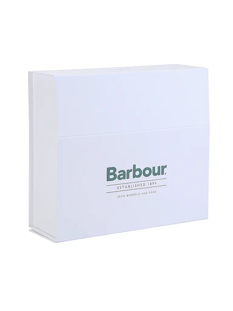 BARBOUR | Geschenkset Beanie und Schal SALTBURN | olive