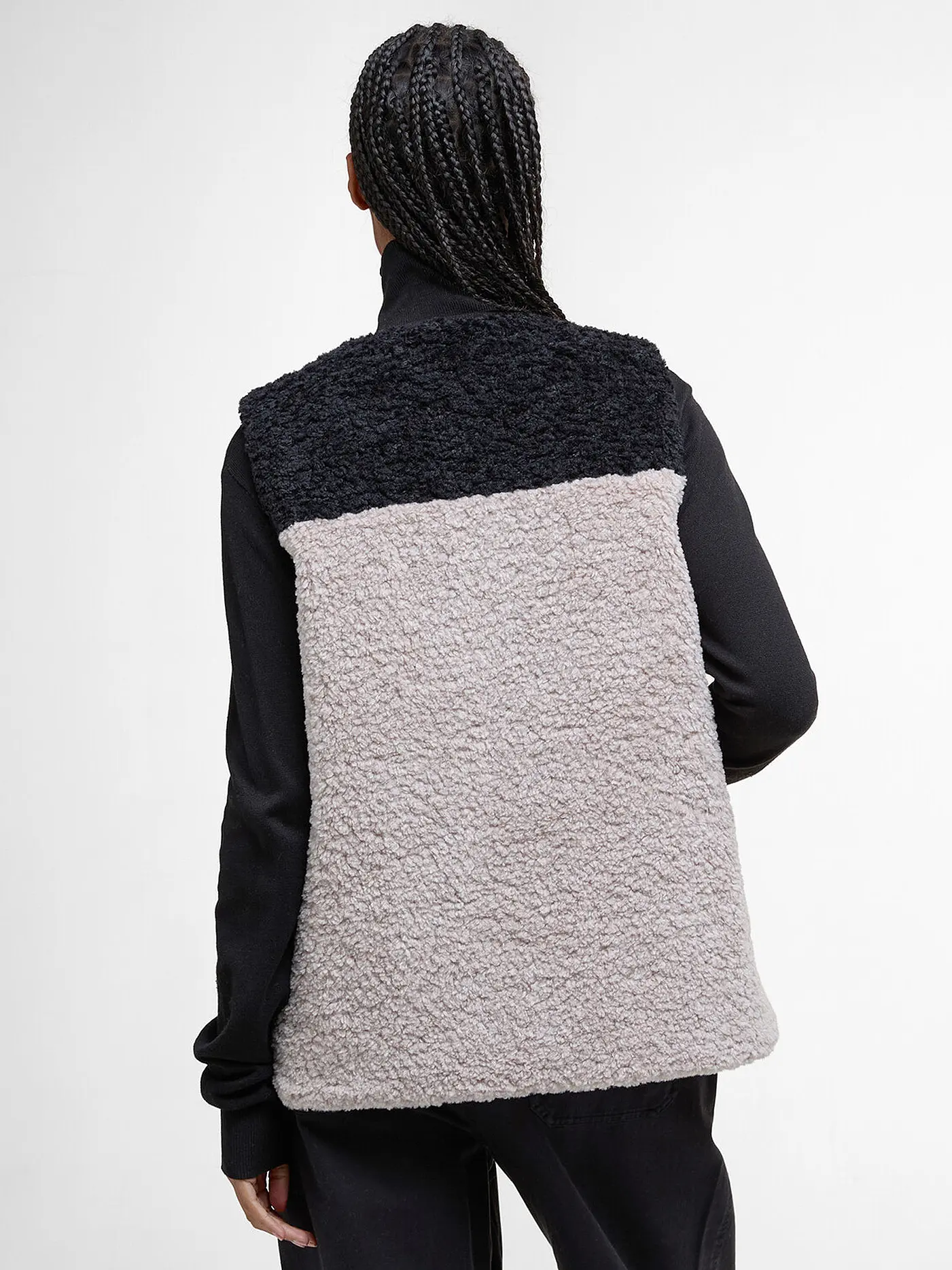 BARBOUR | Gilet in Felloptik CATHY | beige