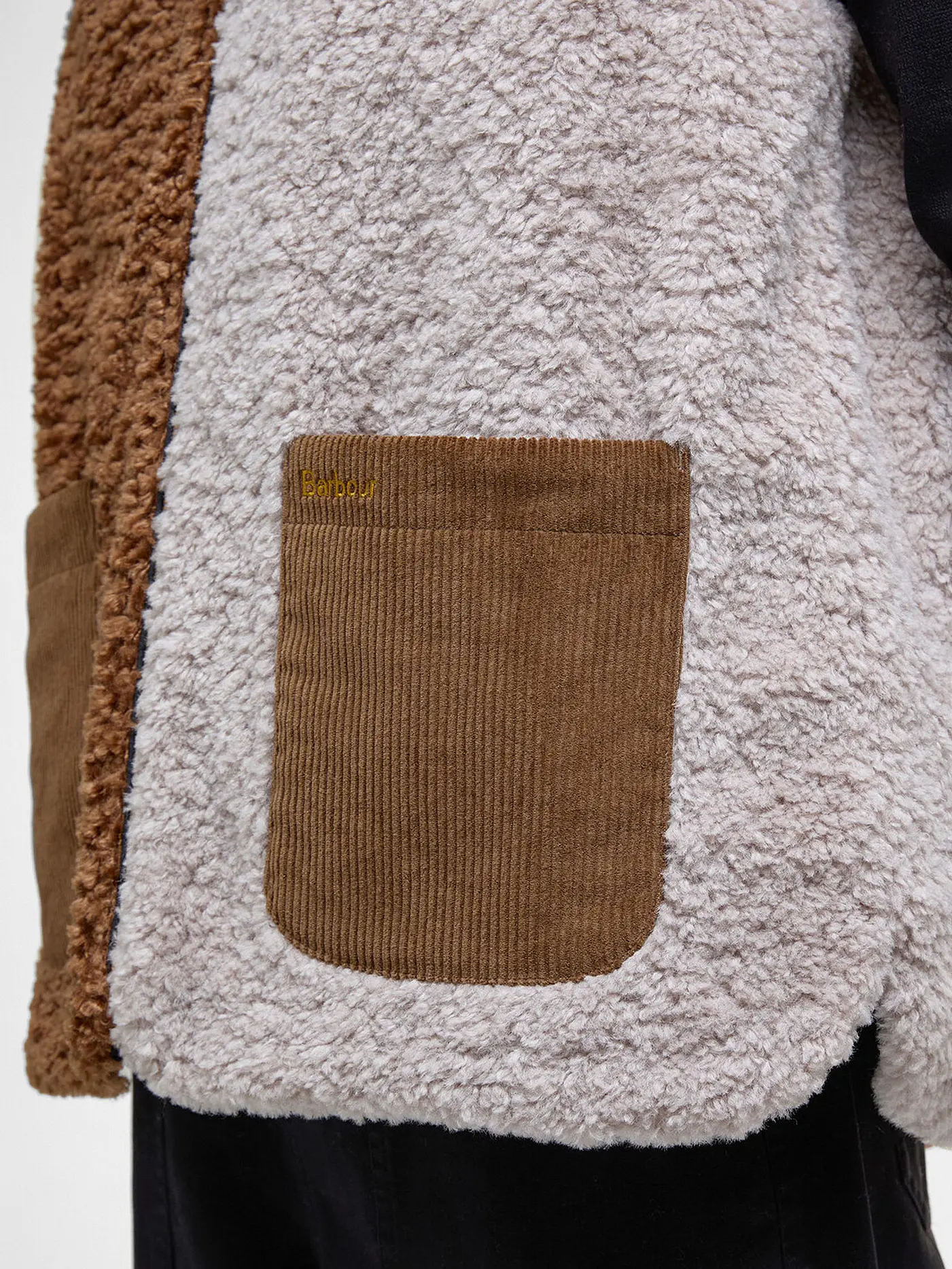 BARBOUR | Gilet in Felloptik CATHY | beige