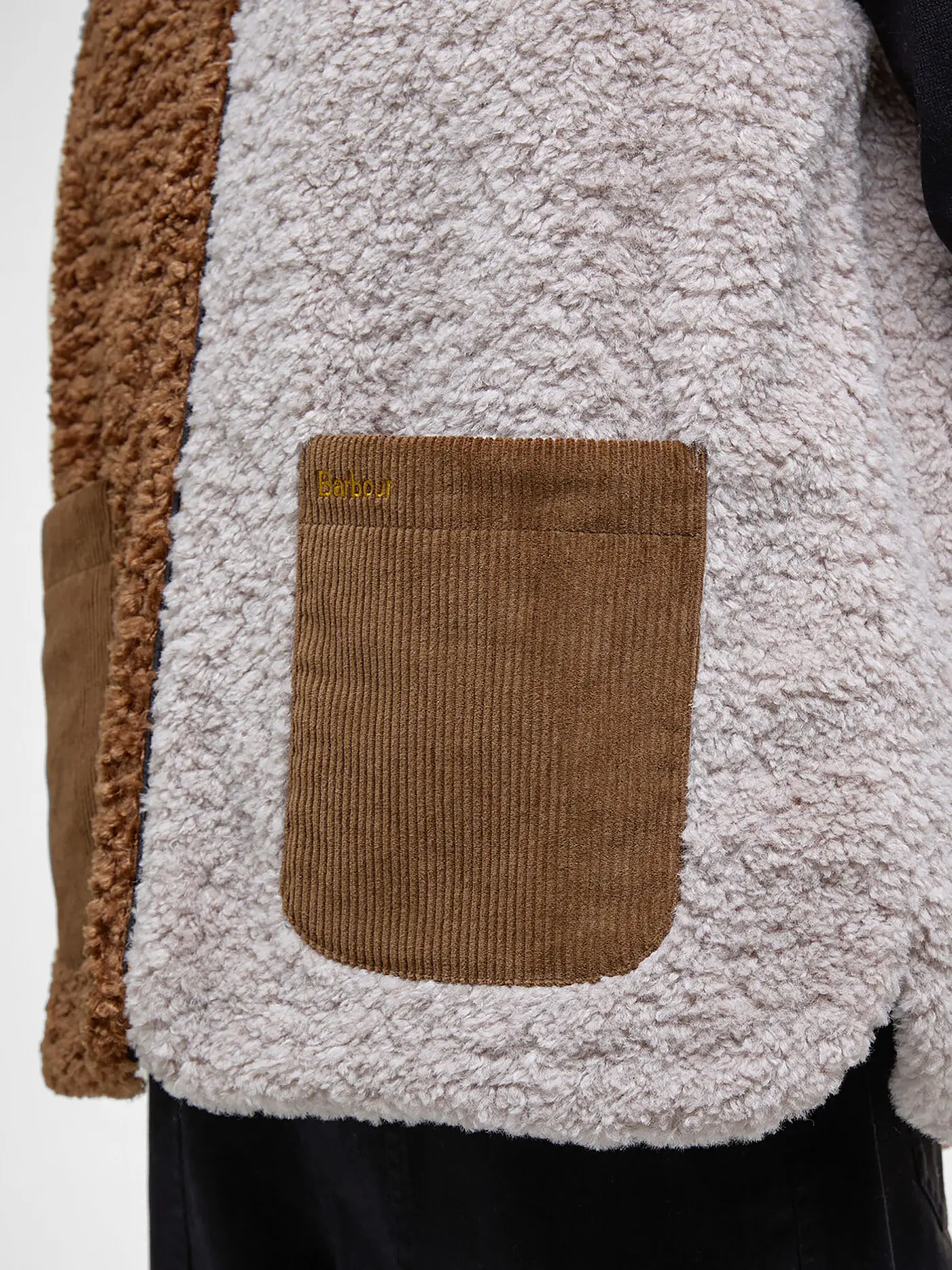BARBOUR | Gilet in Felloptik CATHY | creme