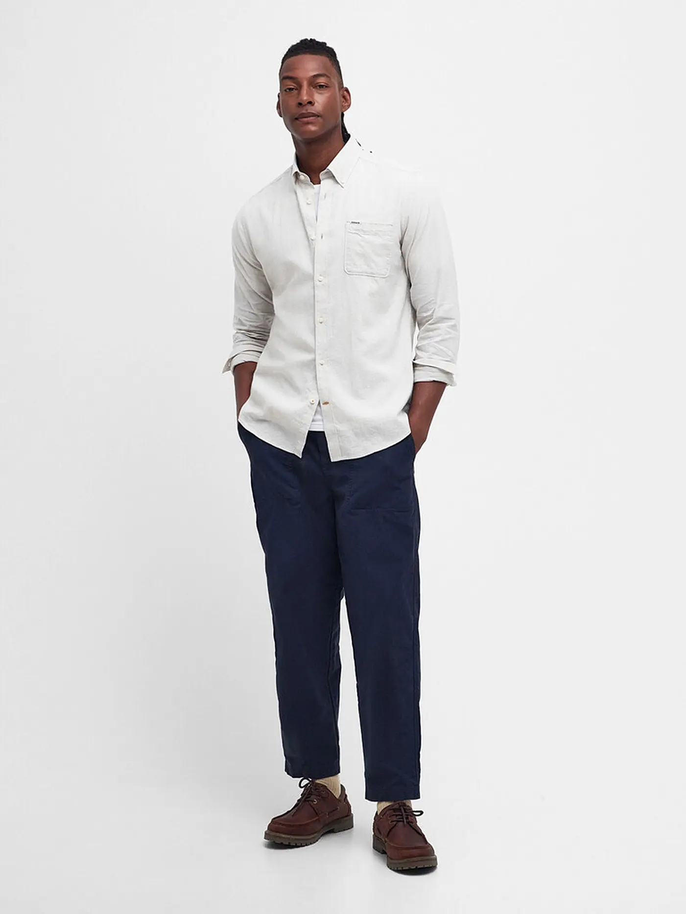 BARBOUR | Hemd NELSON | hellgrau