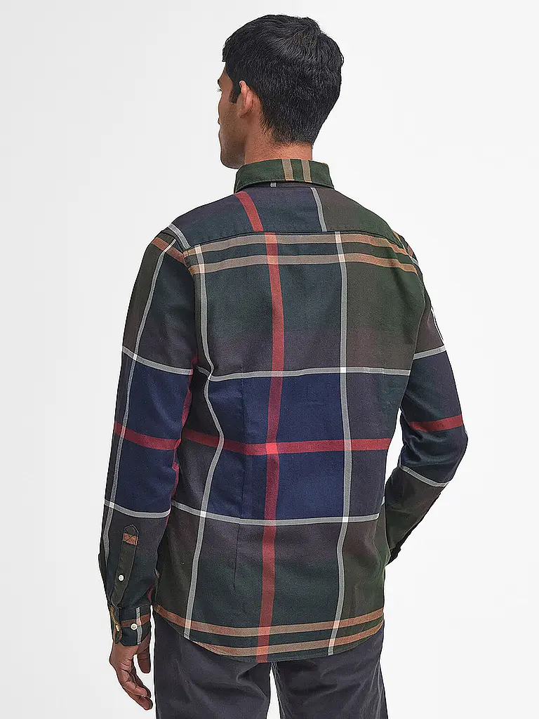 BARBOUR | Hemd Slim Fit DUNOON | olive
