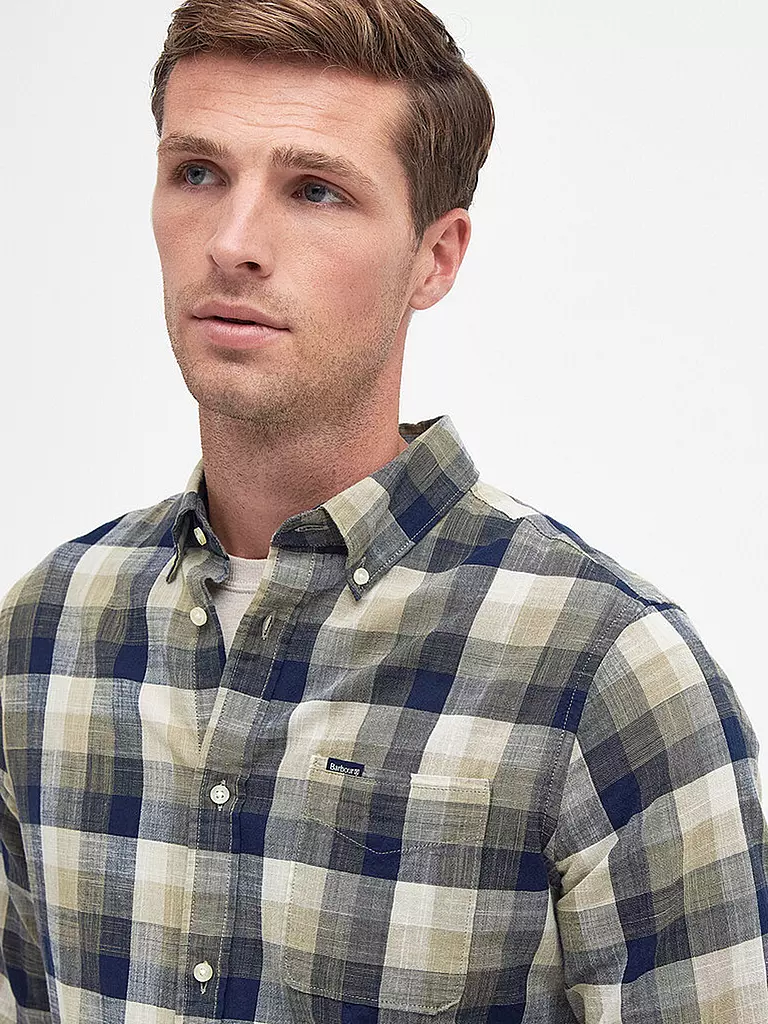 BARBOUR | Hemd Tailord Fit HILLROAD | gelb