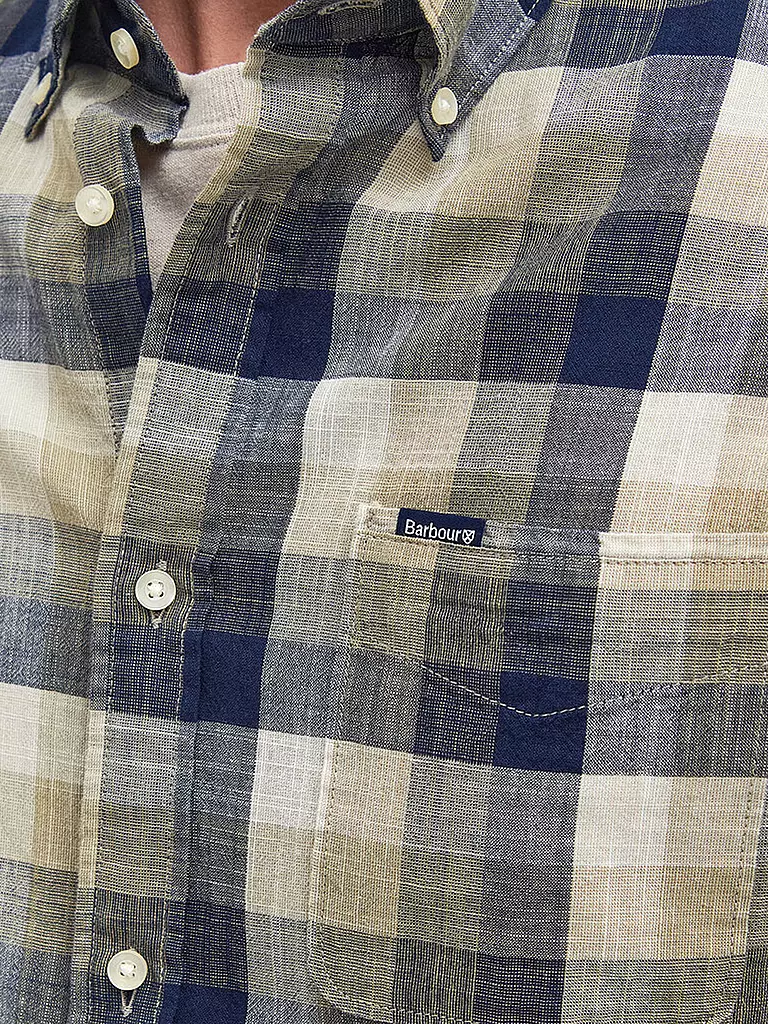 BARBOUR | Hemd Tailord Fit HILLROAD | gelb