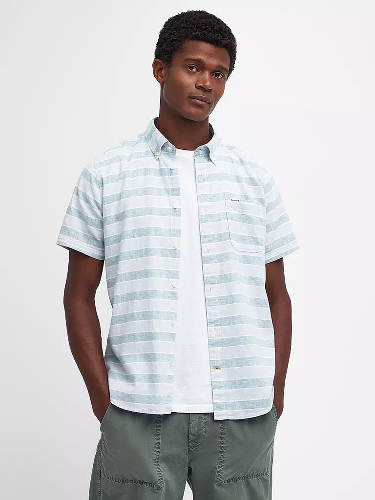 BARBOUR | Hemd Tailored Fit  | mint