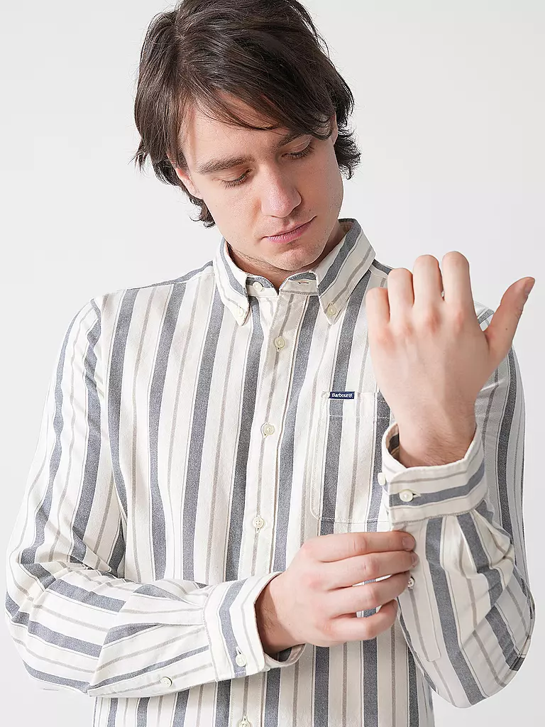 BARBOUR | Hemd Tailored Fit  | weiss