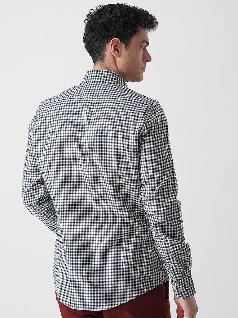 BARBOUR | Hemd Tailored Fit FINKLE | olive