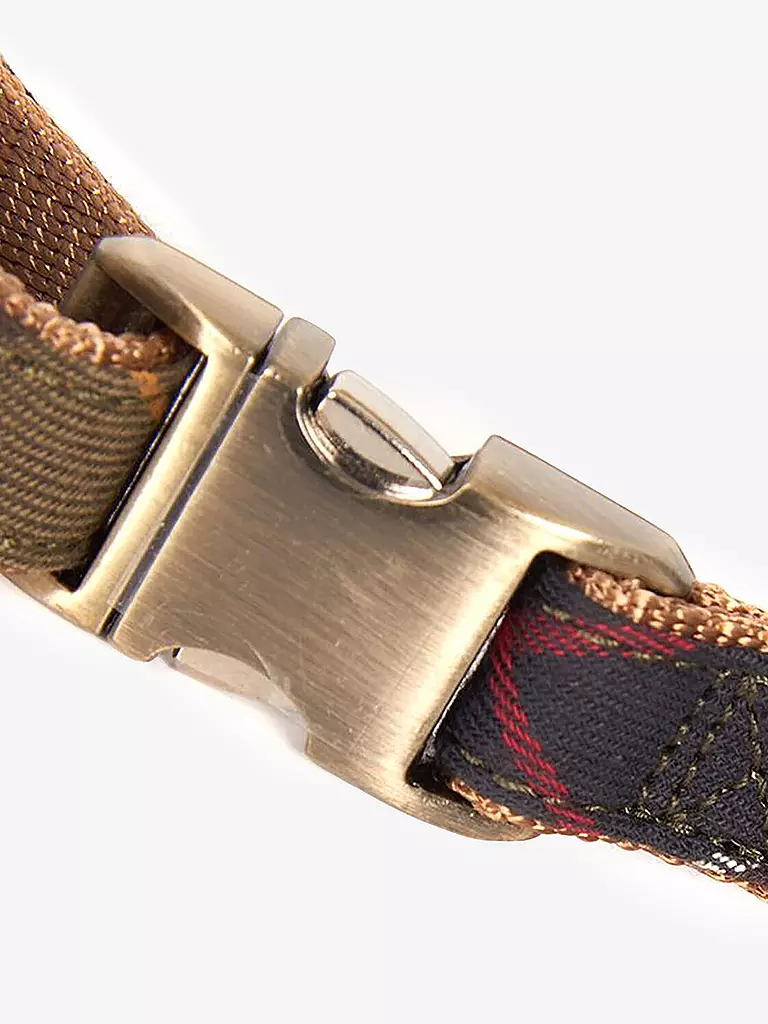 BARBOUR | Hunde Halsband Tartan | olive