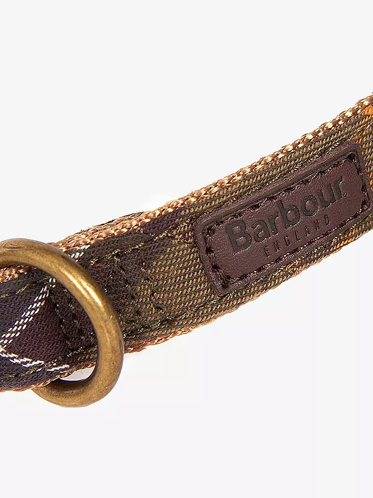 BARBOUR | Hunde Halsband Tartan | olive