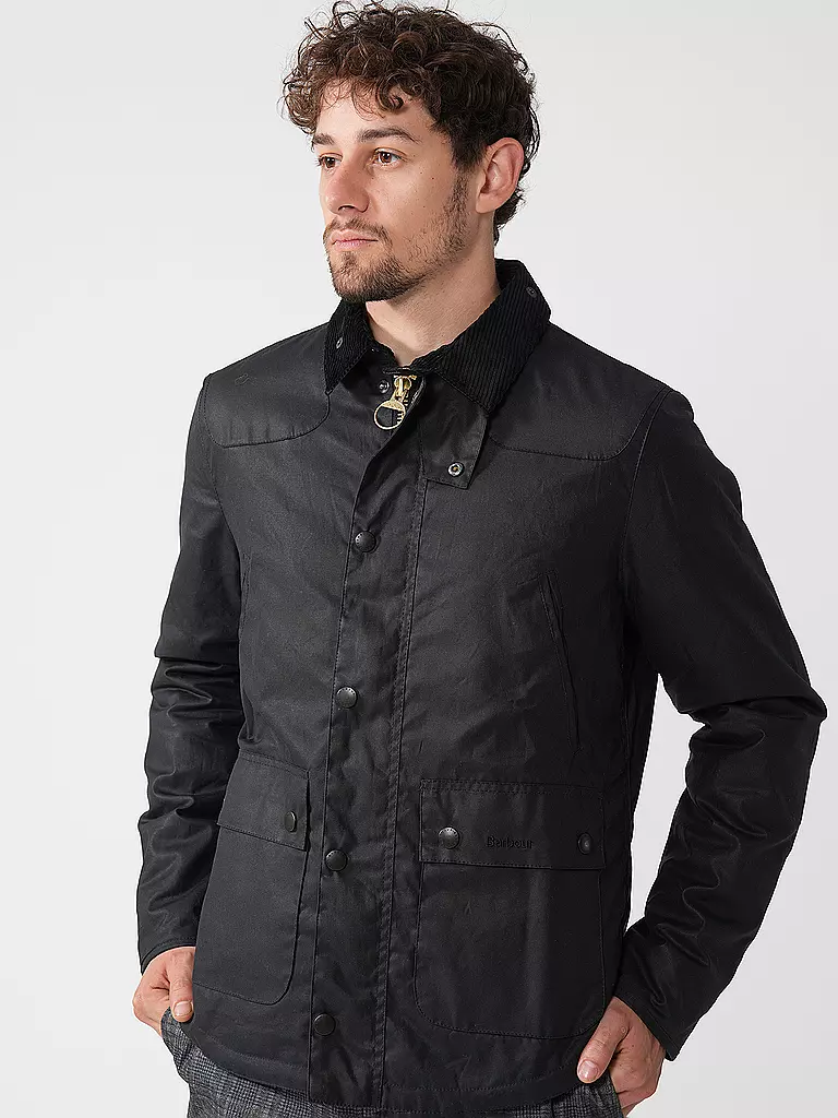 BARBOUR | Jacke REELIN WAX | dunkelblau